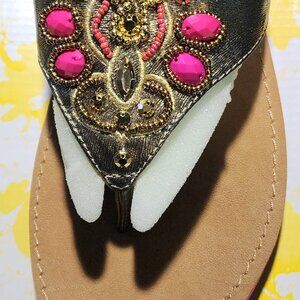 Yellow Box Flip Flops Morisa Bronze/NEW